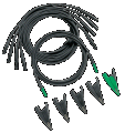 fluke-tls430-test-leads-and-alligator-clips-4-black-1-green